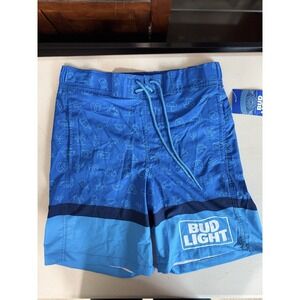 Mens Swim Trunks Board Shorts Bud Light Size 28/30